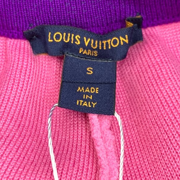 IW0256 Louis Vuitton Pink logo wool lace-up casual shorts S size - Picture 6 of 8